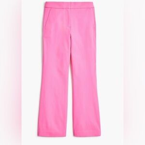 J. Crew Bright Pink Wide Leg Pants